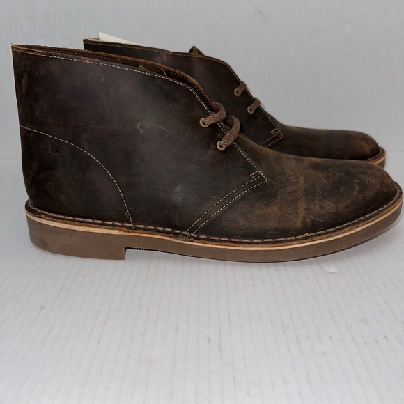 Clarks Desert Boots Mens 13 Bushacre 2 Ankle Brown Leather Lace Up Chukka Shoes main image 13